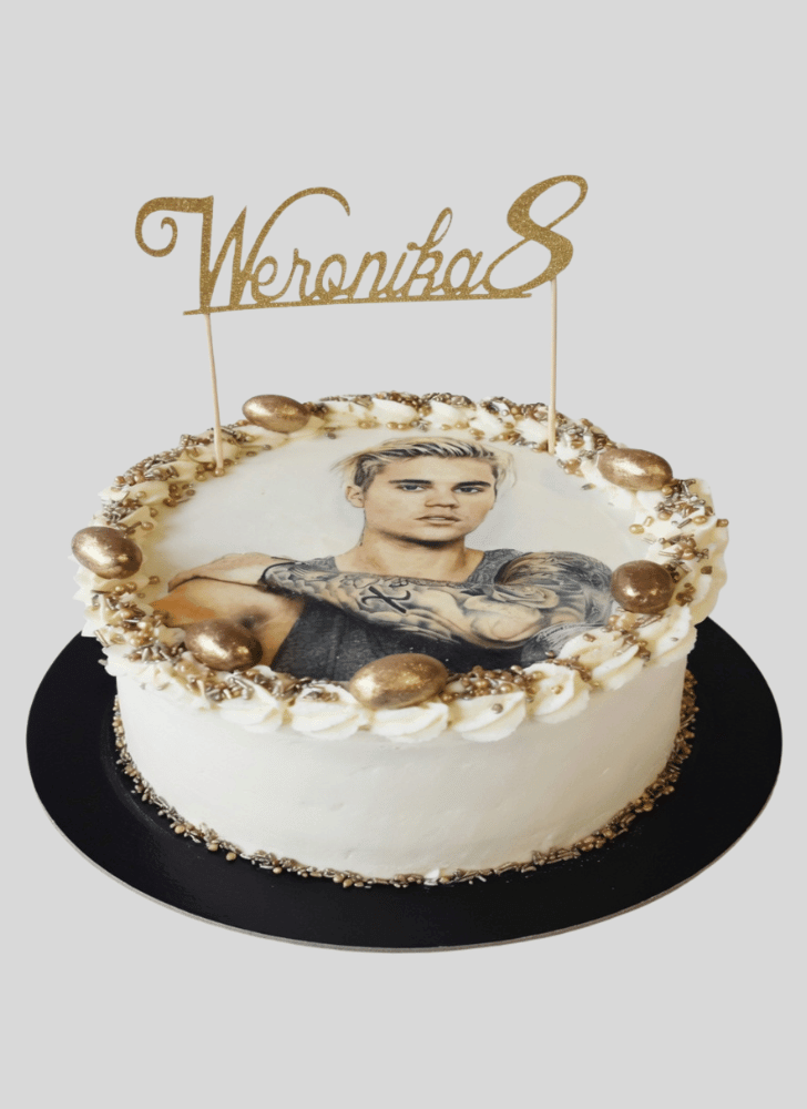 Enthralling Justin Bieber Cake