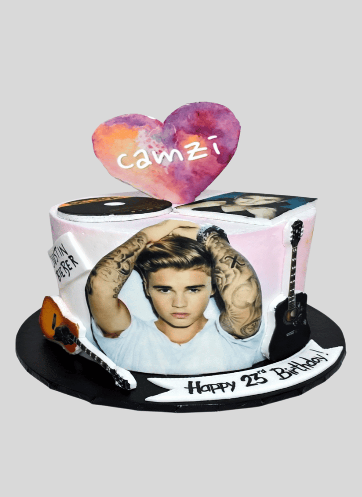 Handsome Justin Bieber Cake