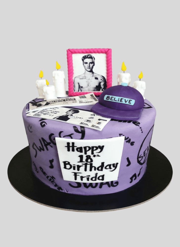 Pretty Justin Bieber Cake
