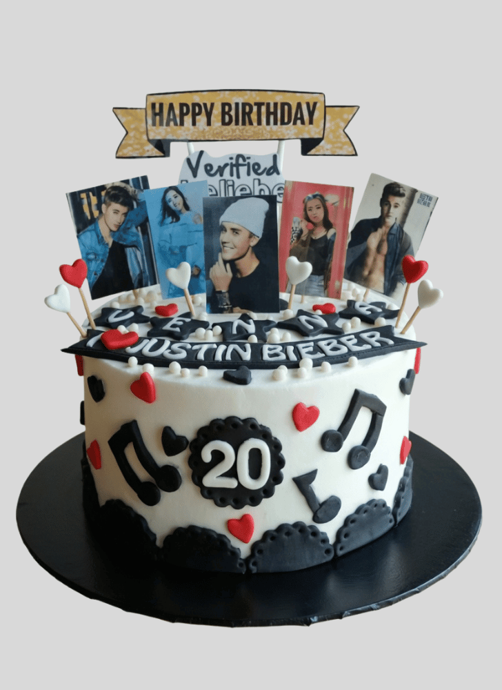 Radiant Justin Bieber Cake