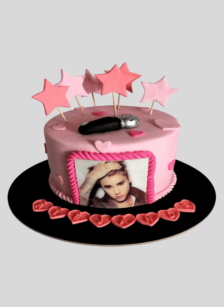 Shapely Justin Bieber Cake