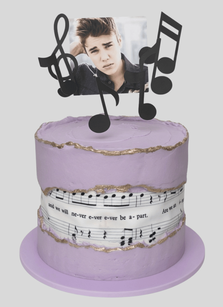 Slightly Justin Bieber Cake