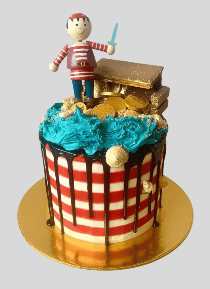 Inviting Pirate Cake