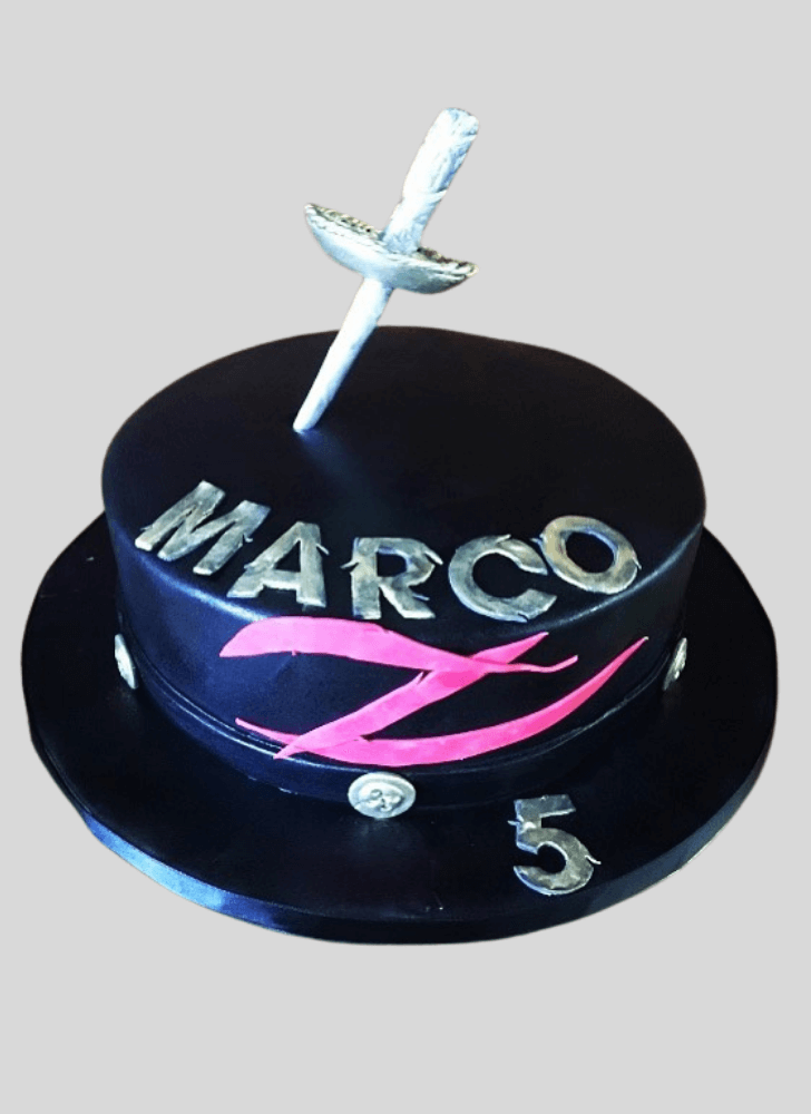 Alluring Zorro Cake