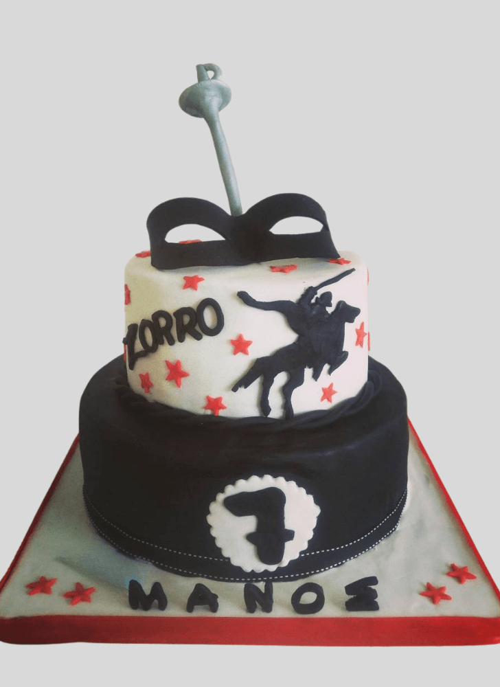 Beauteous Zorro Cake