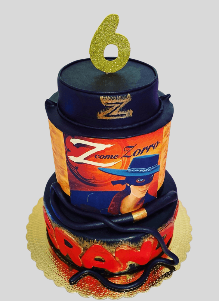 Captivating Zorro Cake