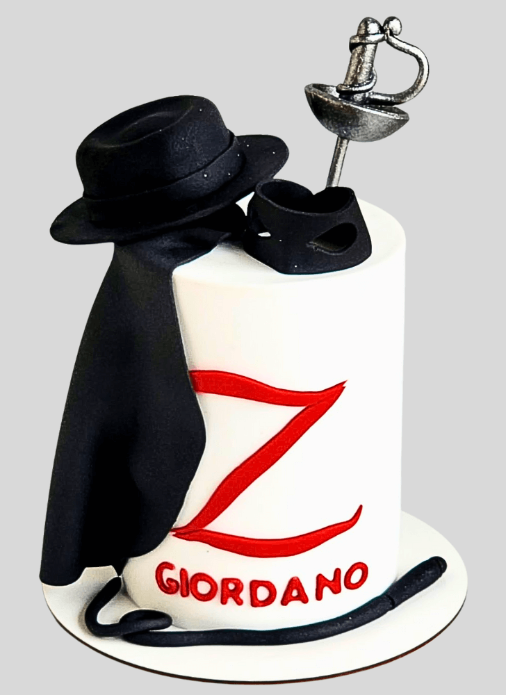 Charming Zorro Cake