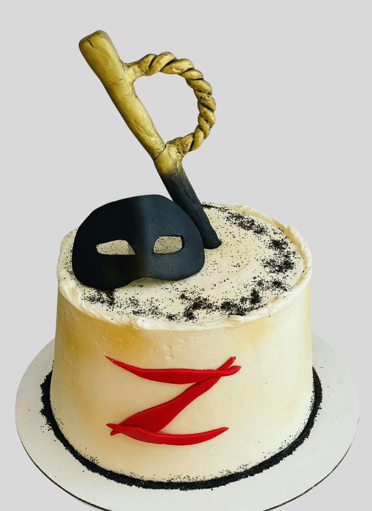 Graceful Zorro Cake
