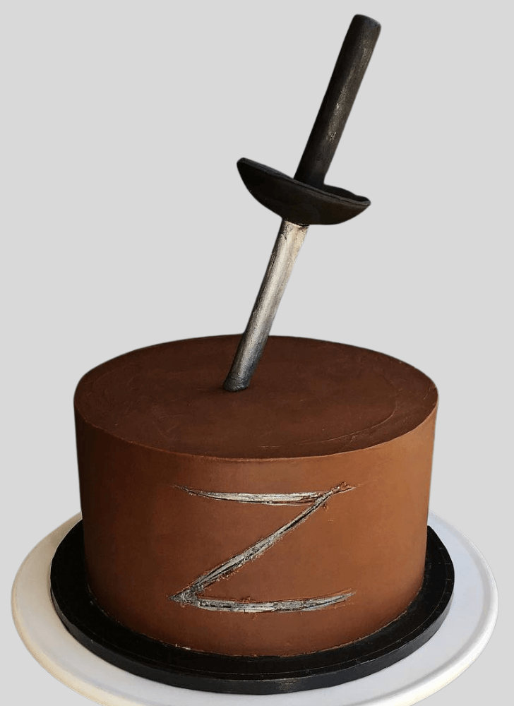 Handsome Zorro Cake