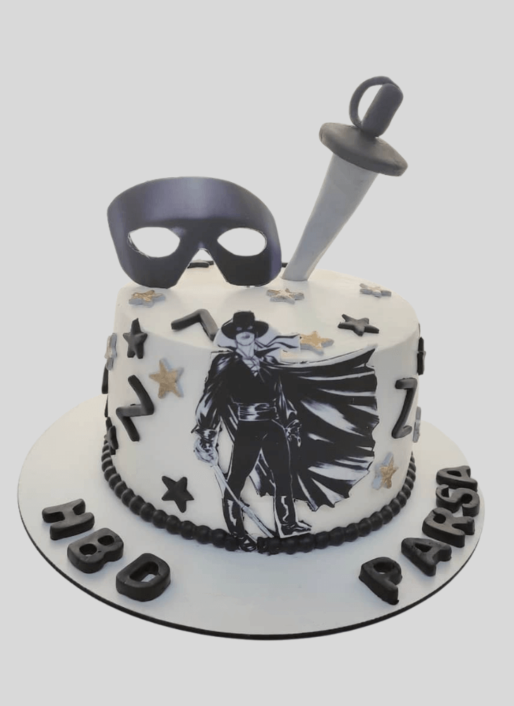Inviting Zorro Cake