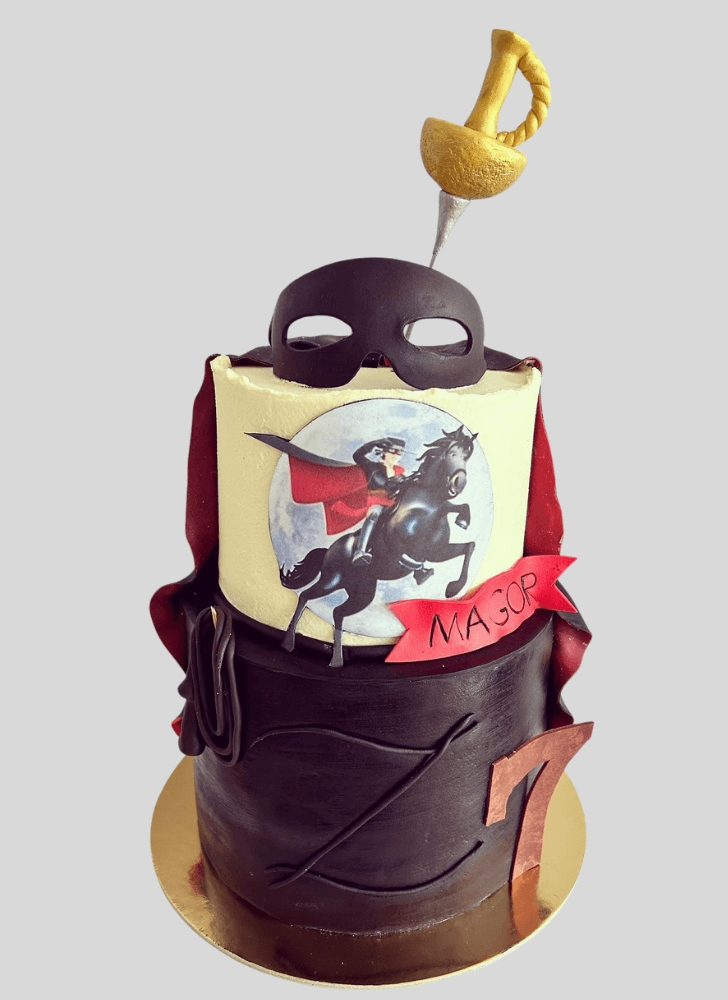Lovely Zorro Cake Design