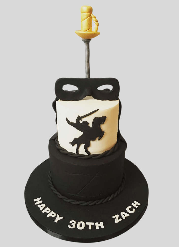 Pleasing Zorro Cake