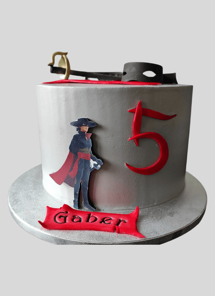 Resplendent Zorro Cake