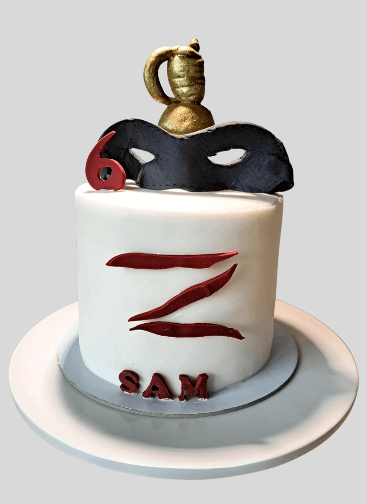 Slightly Zorro Cake