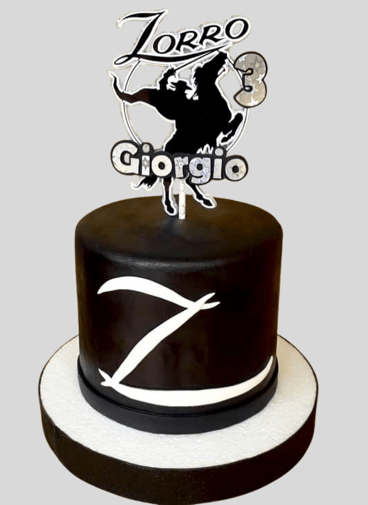 Wonderful Zorro Cake Design