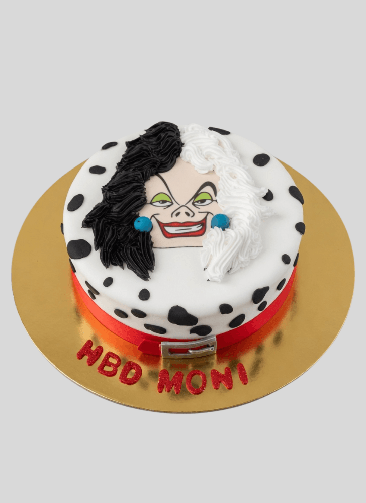 Angelic Cruella Cake