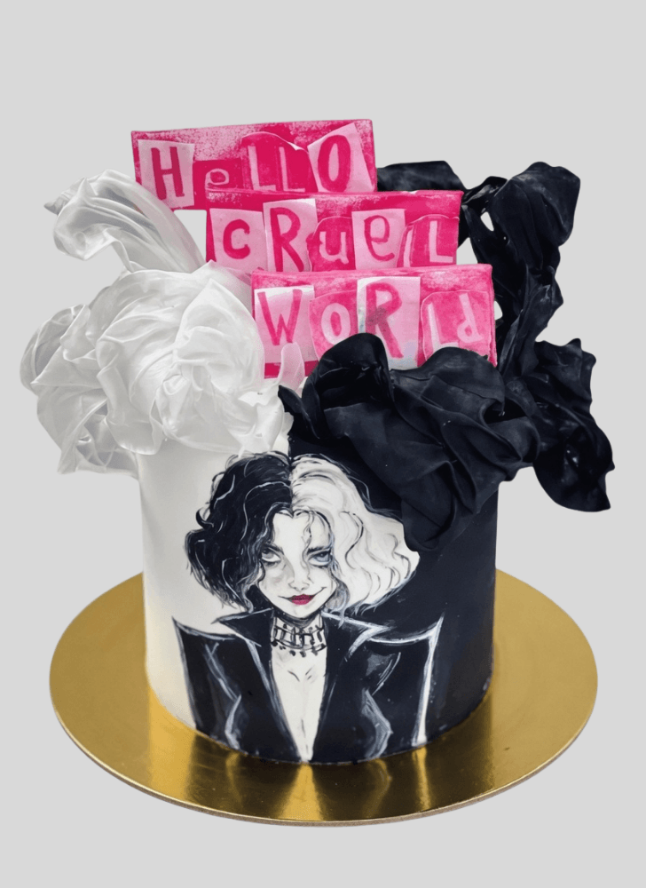 Fascinating Cruella Cake