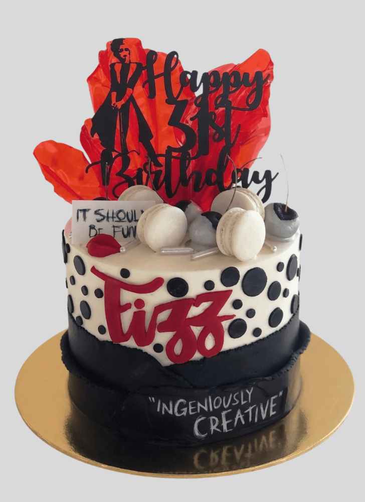 Gorgeous Cruella Cake