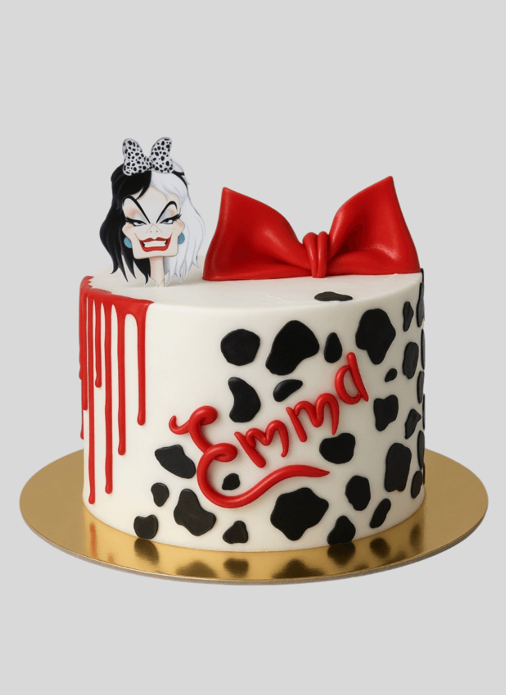 Graceful Cruella Cake
