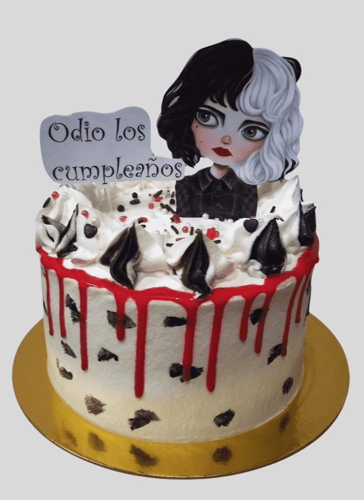 Resplendent Cruella Cake