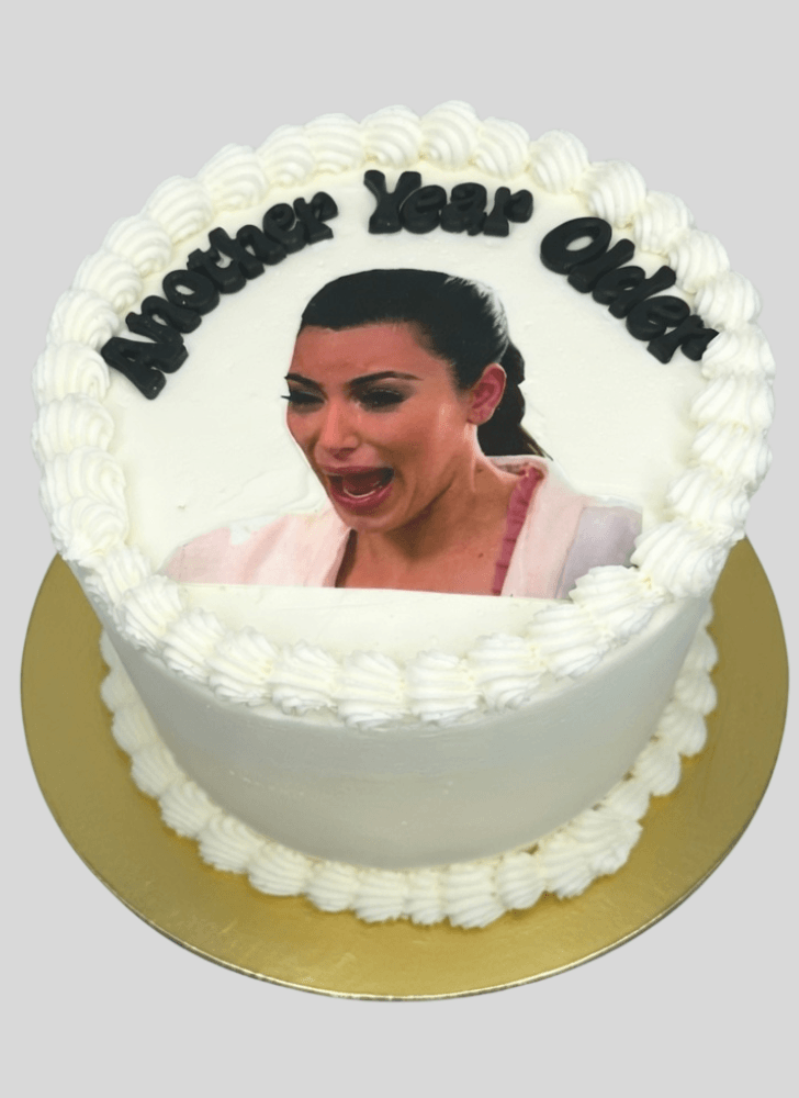 Angelic Kardashian Cake