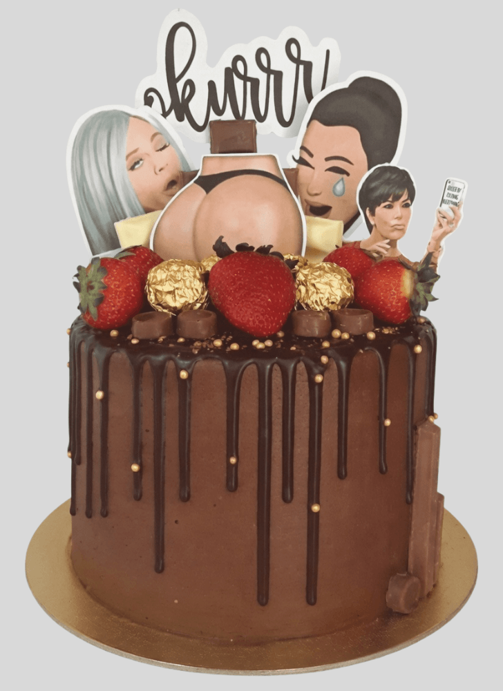 Enticing Kardashian Cake
