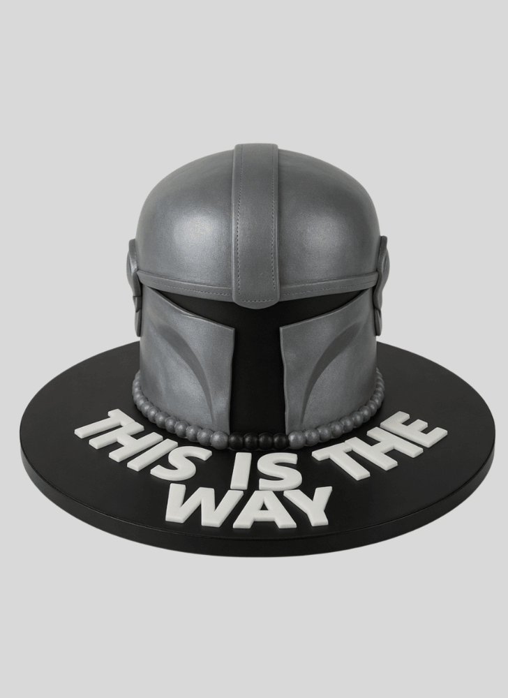Admirable Mandalorian Cake Design