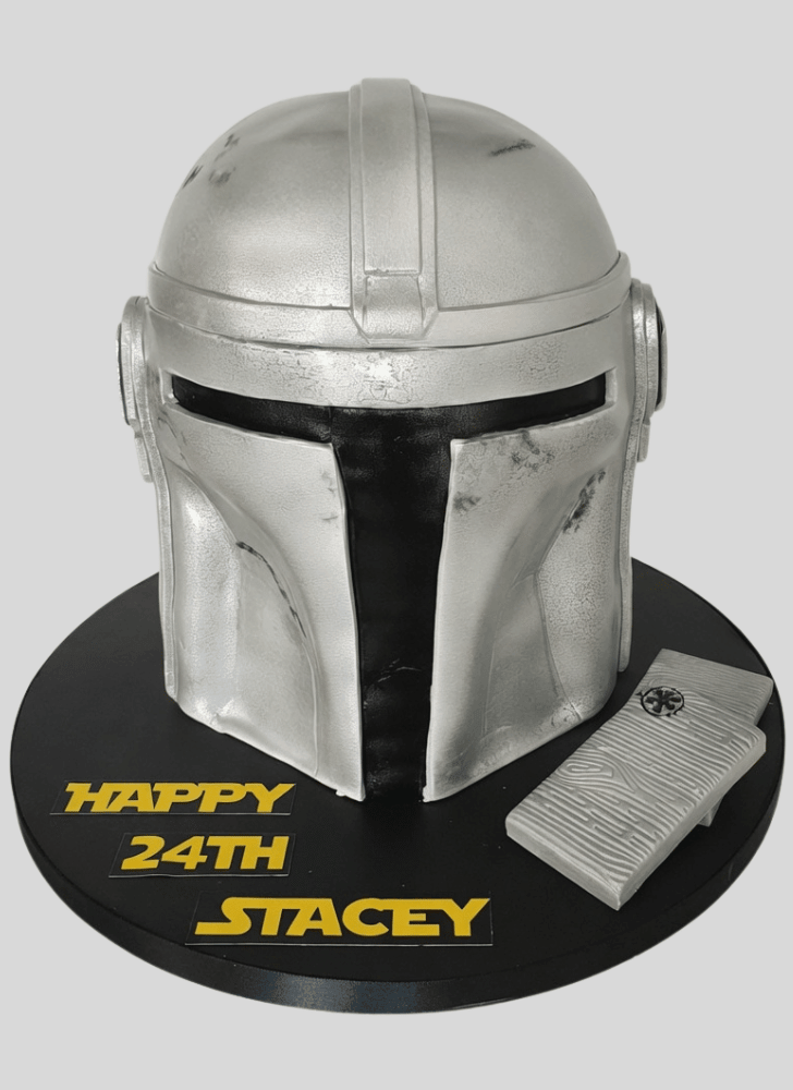 Adorable Mandalorian Cake