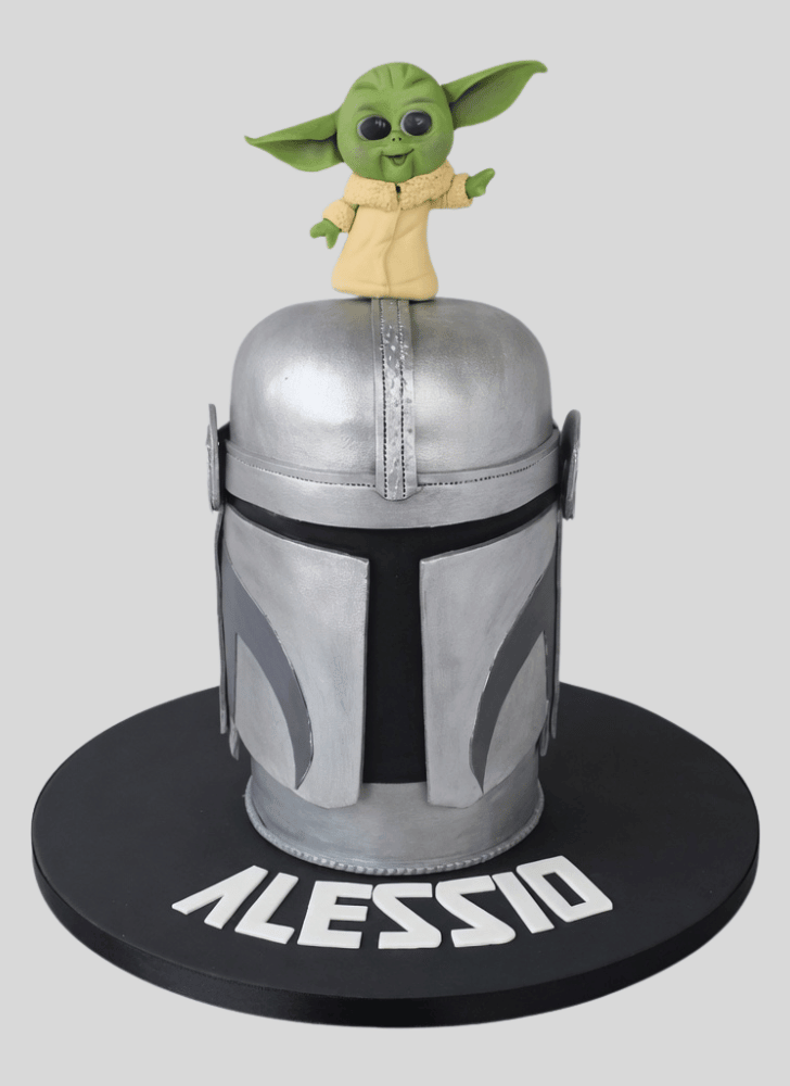 Alluring Mandalorian Cake