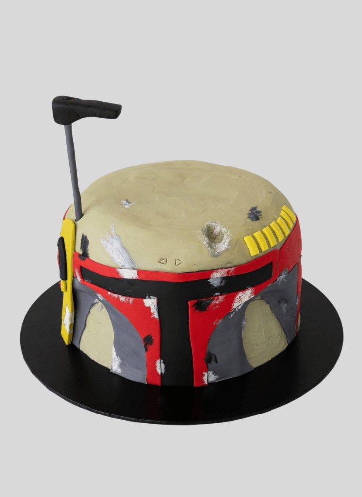 Appealing Mandalorian Cake