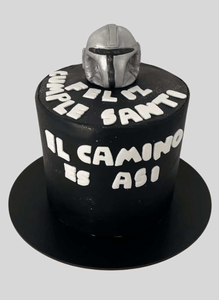 Delicate Mandalorian Cake