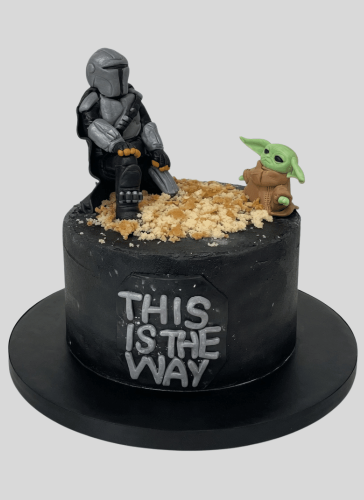 Delightful Mandalorian Cake