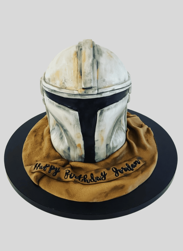 Lovely Mandalorian Cake Design