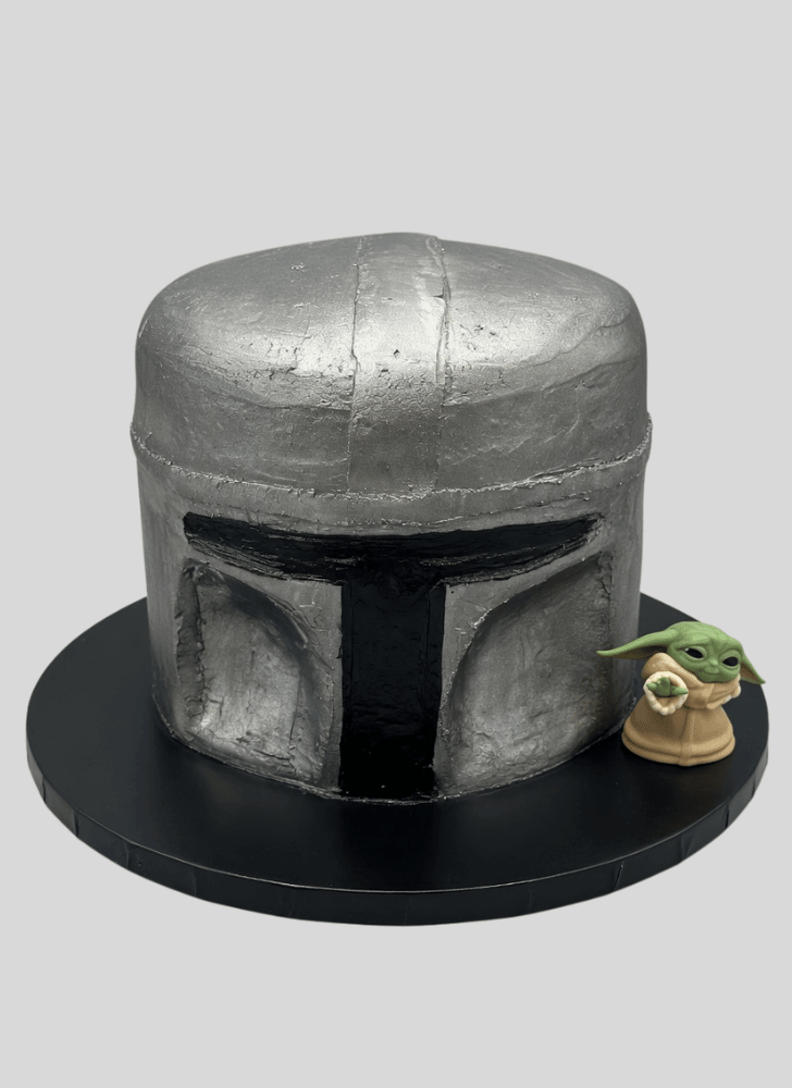 Mesmeric Mandalorian Cake