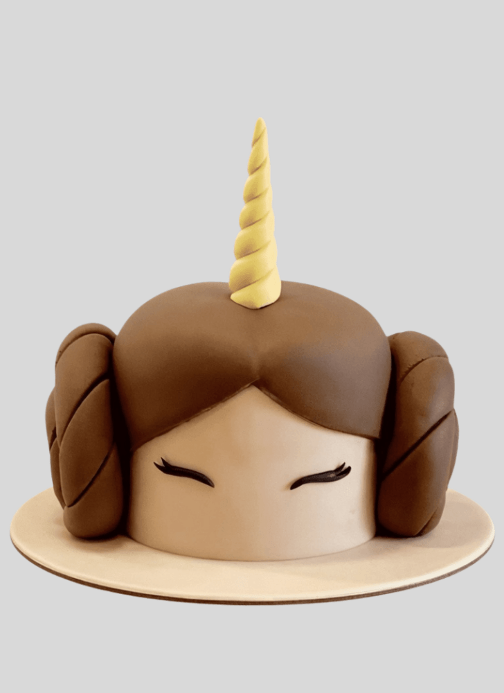 Cute Princess Leia Cake