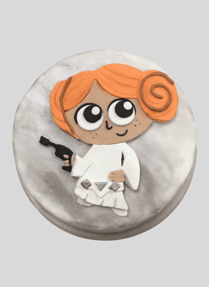 Fascinating Princess Leia Cake