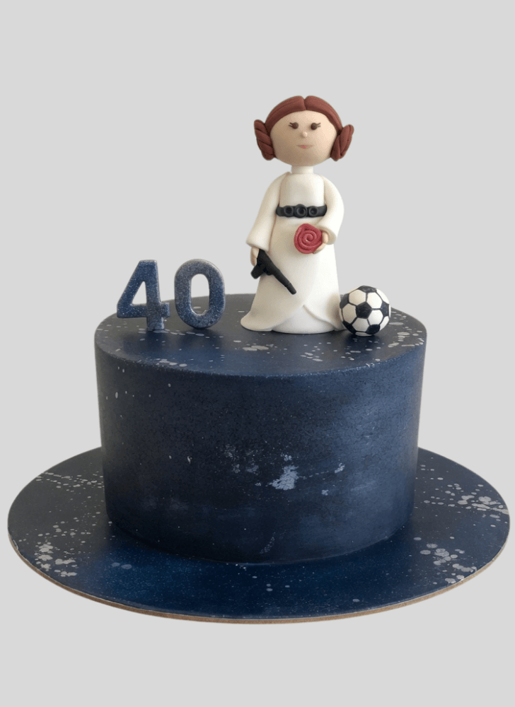 Handsome Princess Leia Cake
