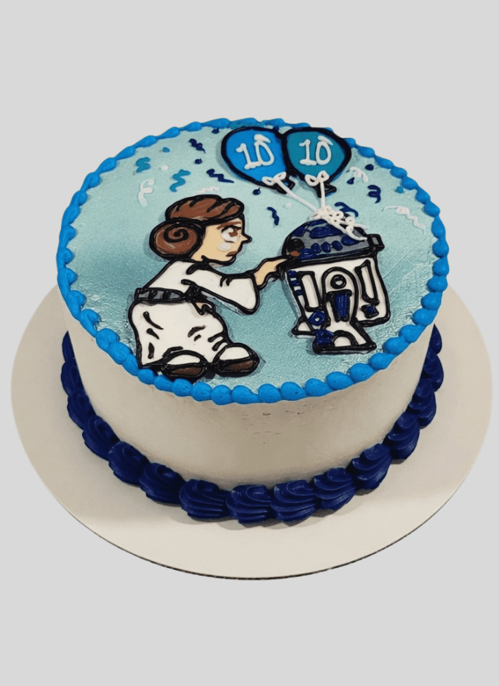 Radiant Princess Leia Cake