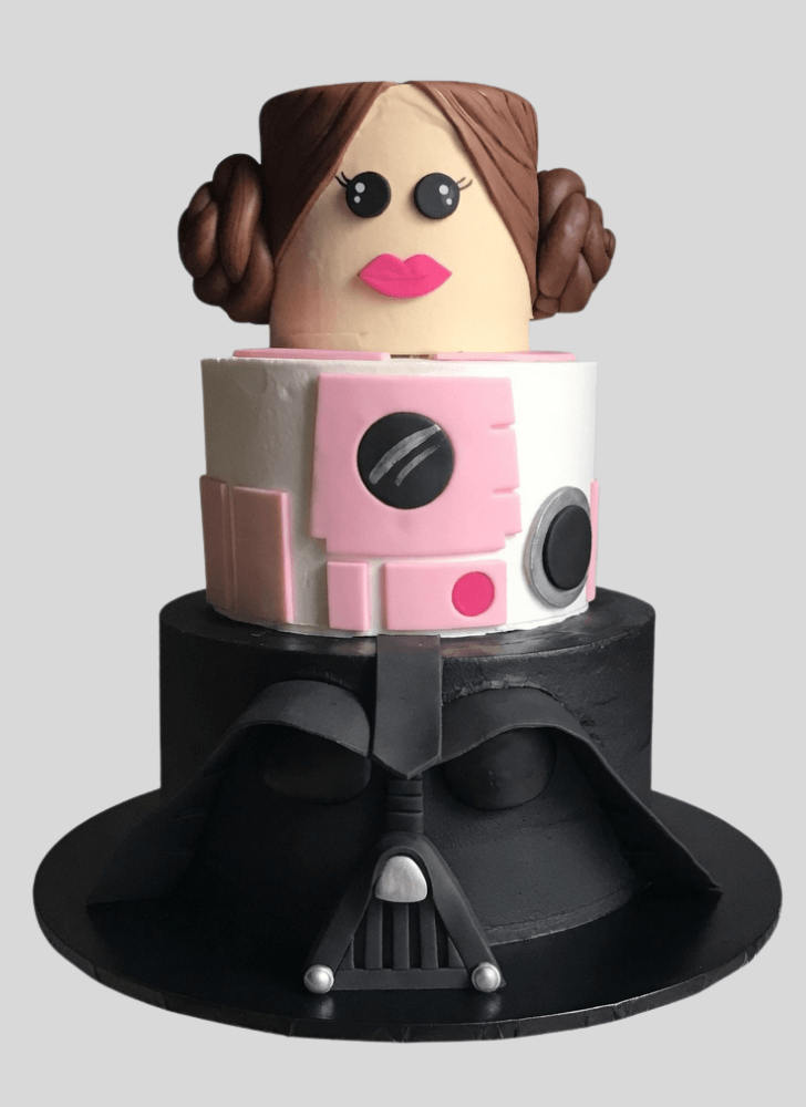 Refined Princess Leia Cake