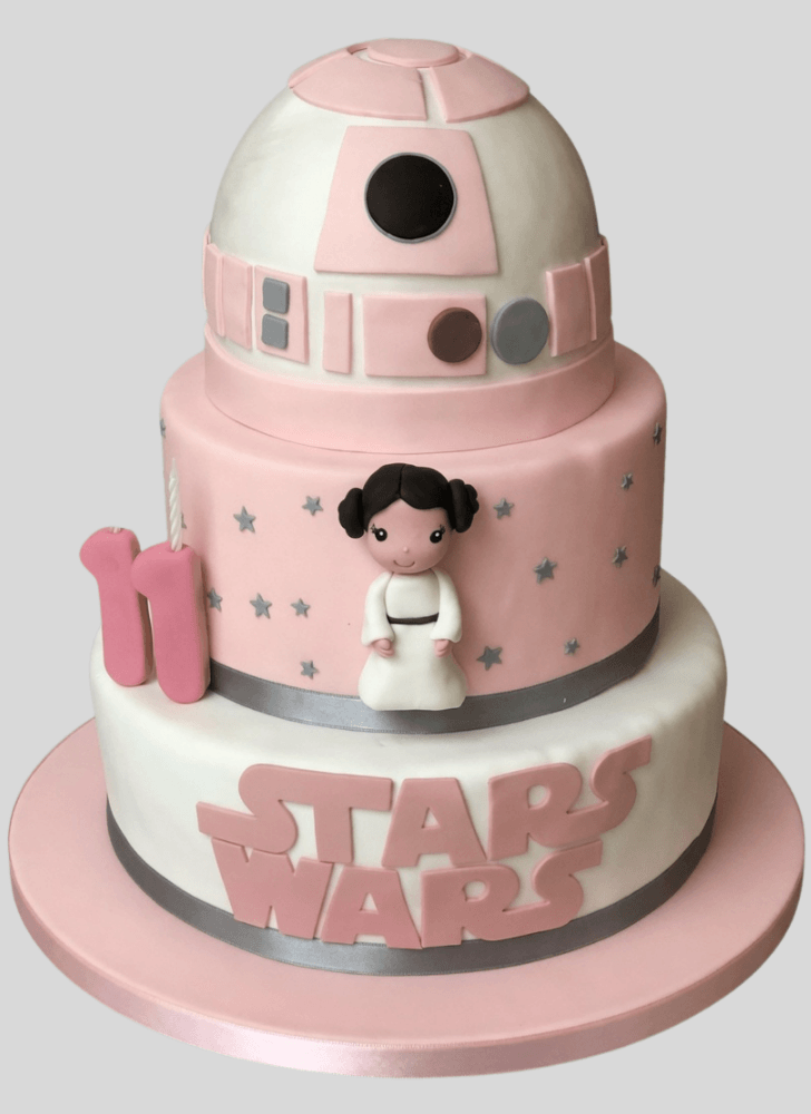 Resplendent Princess Leia Cake