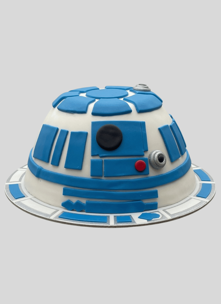 Appealing R2-D2 Cake