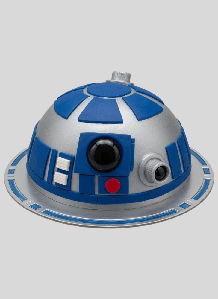 Beauteous R2-D2 Cake