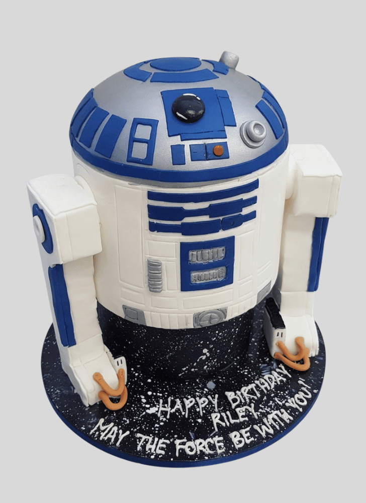 Captivating R2-D2 Cake
