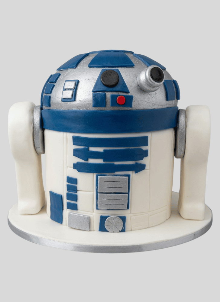 Elegant R2-D2 Cake
