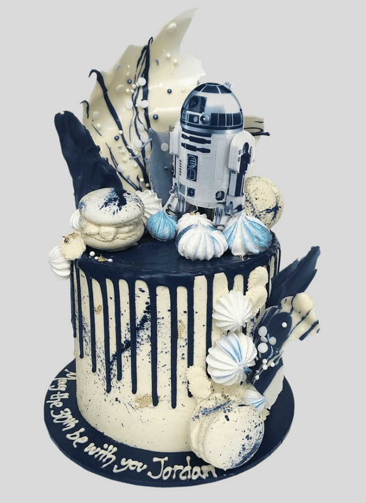 Enticing R2-D2 Cake