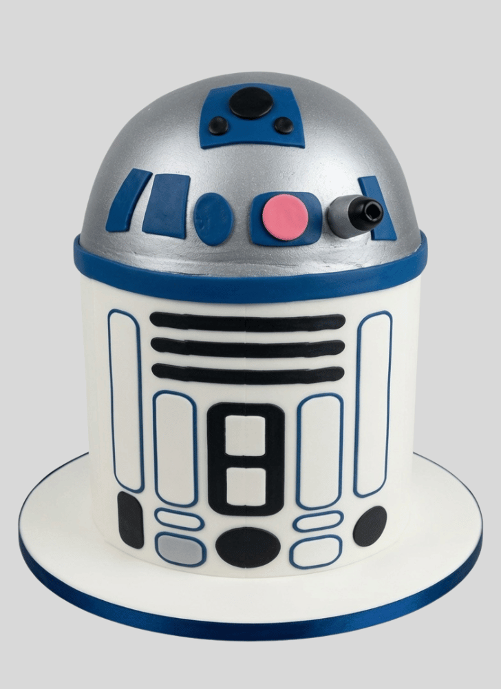 Exquisite R2-D2 Cake