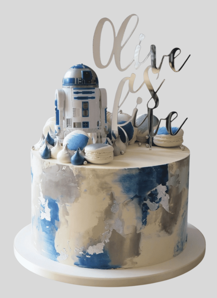 Inviting R2-D2 Cake
