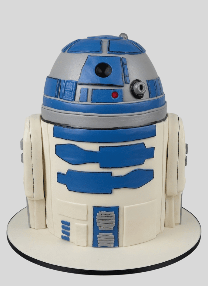 Magnificent R2-D2 Cake