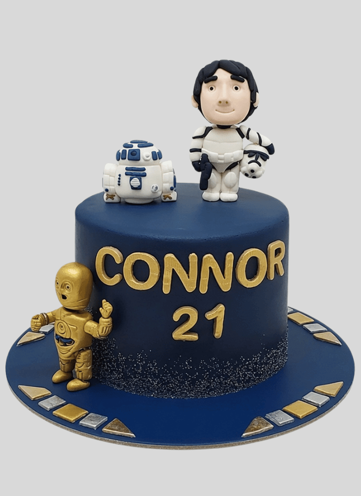 Nice R2-D2 Cake