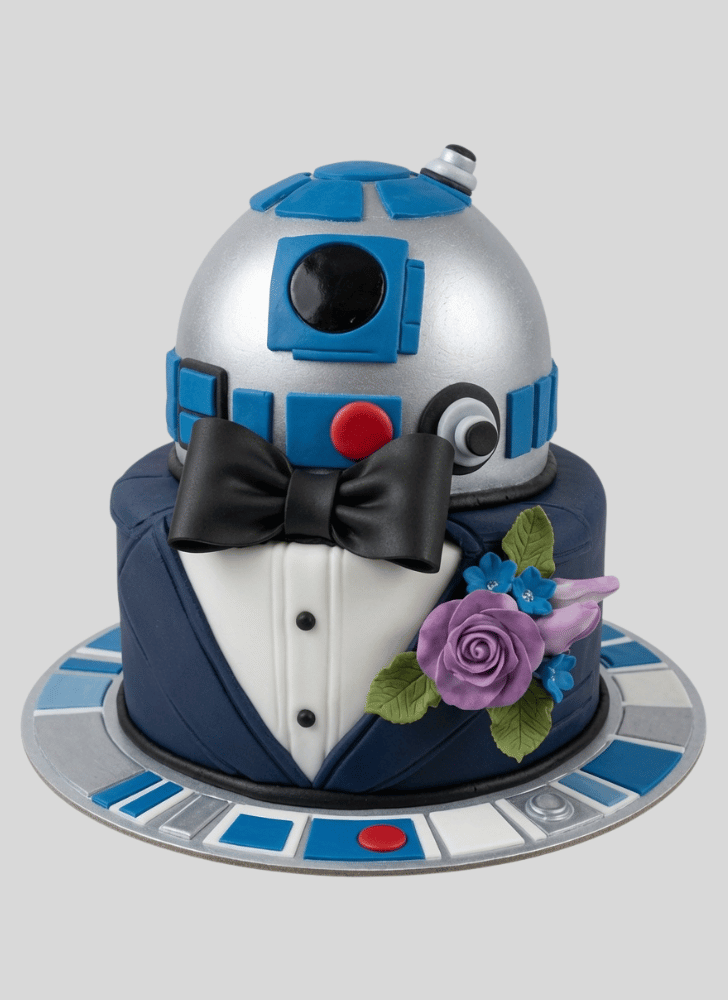Pretty R2-D2 Cake